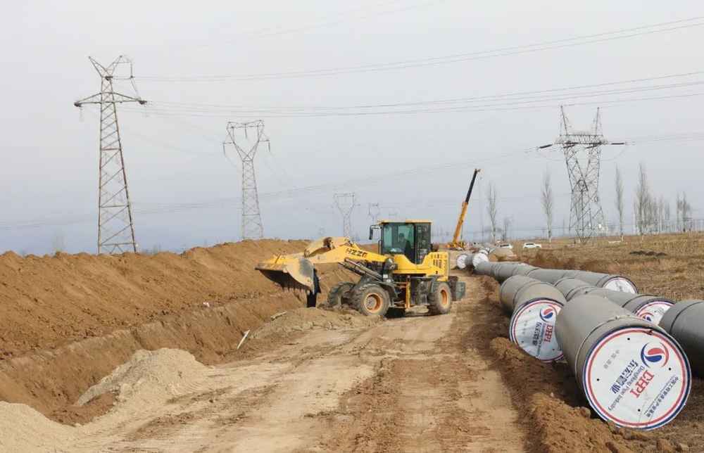 忻州热浸塑电力涂塑钢管助力山西大水网第二横工程加速建设