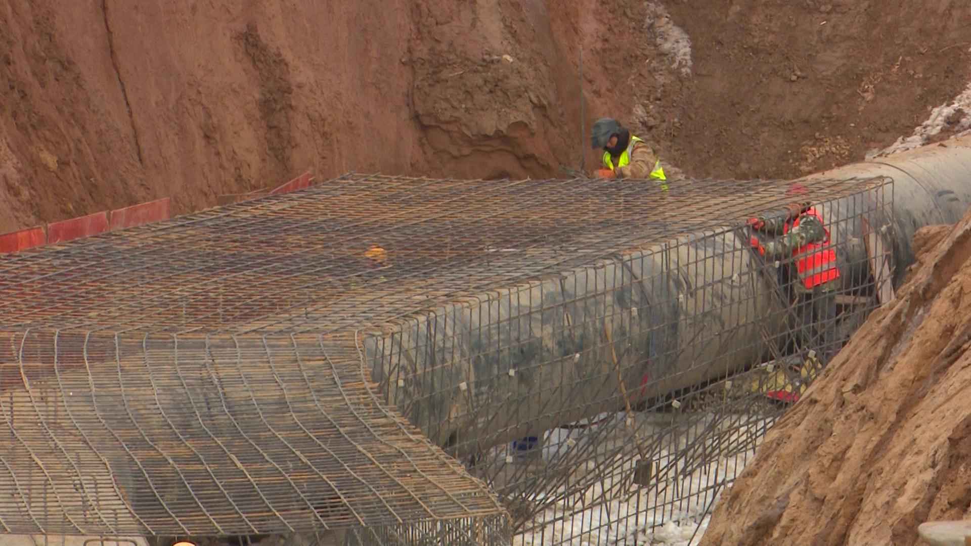 阳曲县中社河河道综合治理工程：奥仁格管道全力以赴保工期，为太忻一体化经济区建设作贡献