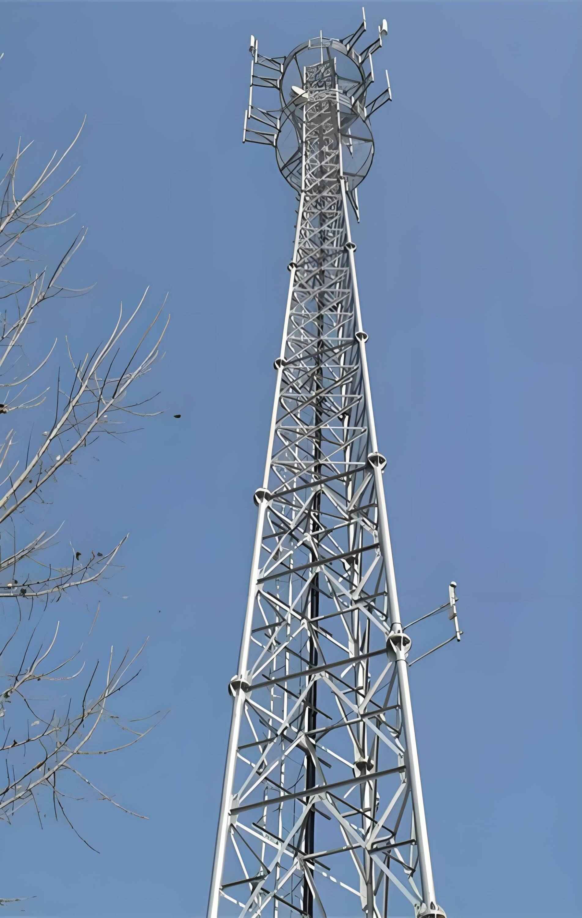 5G单管通信塔:奥仁格管道引领高效部署新纪元 5G单管通信塔:奥仁格管道引领高效部署新纪元