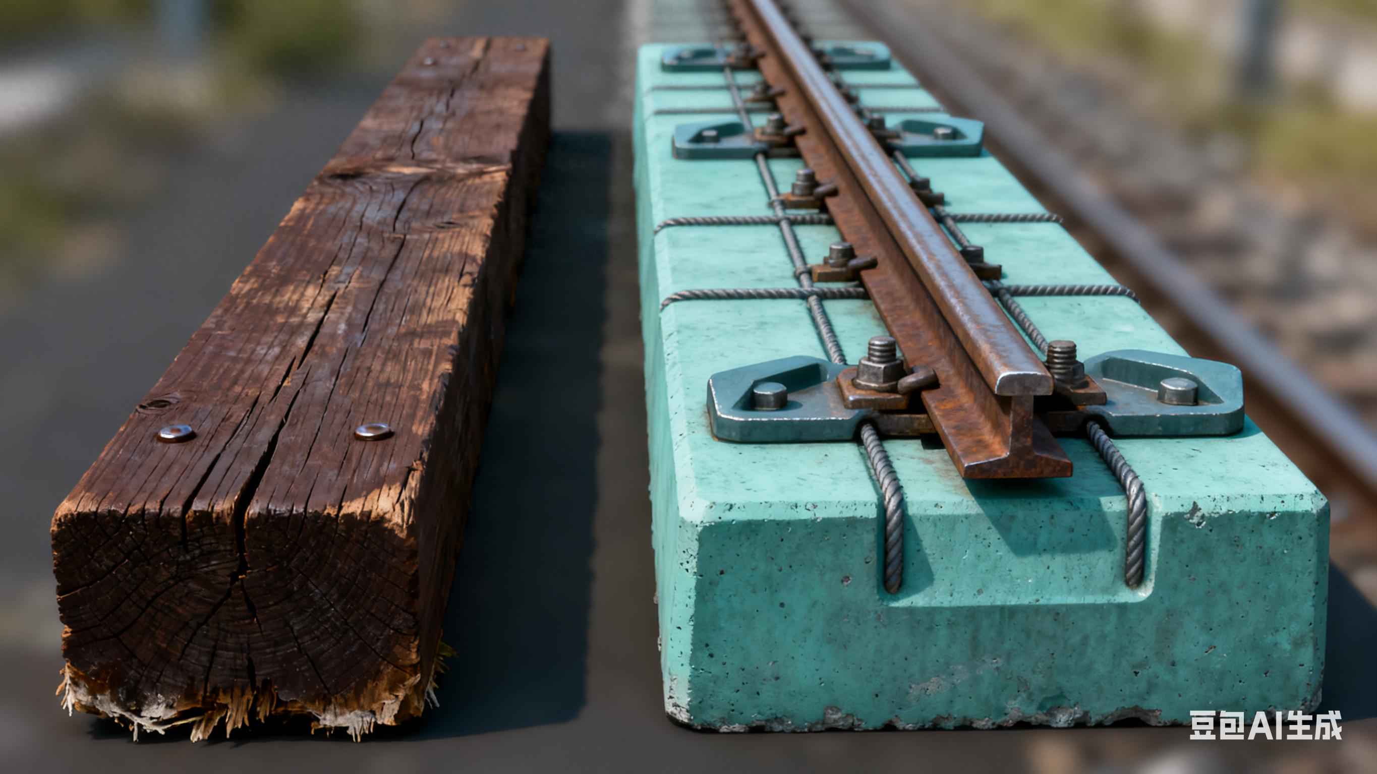 电力管管枕管托 为啥现在铁路都用水泥枕，武汉长江大桥却用木头枕？原因很实在